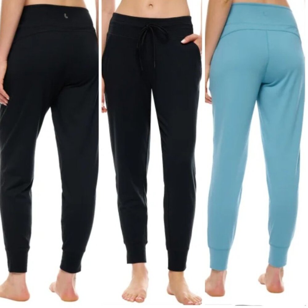 EUC - LOLE Womens Lounge Pant - 2 pair (black & dark grey)